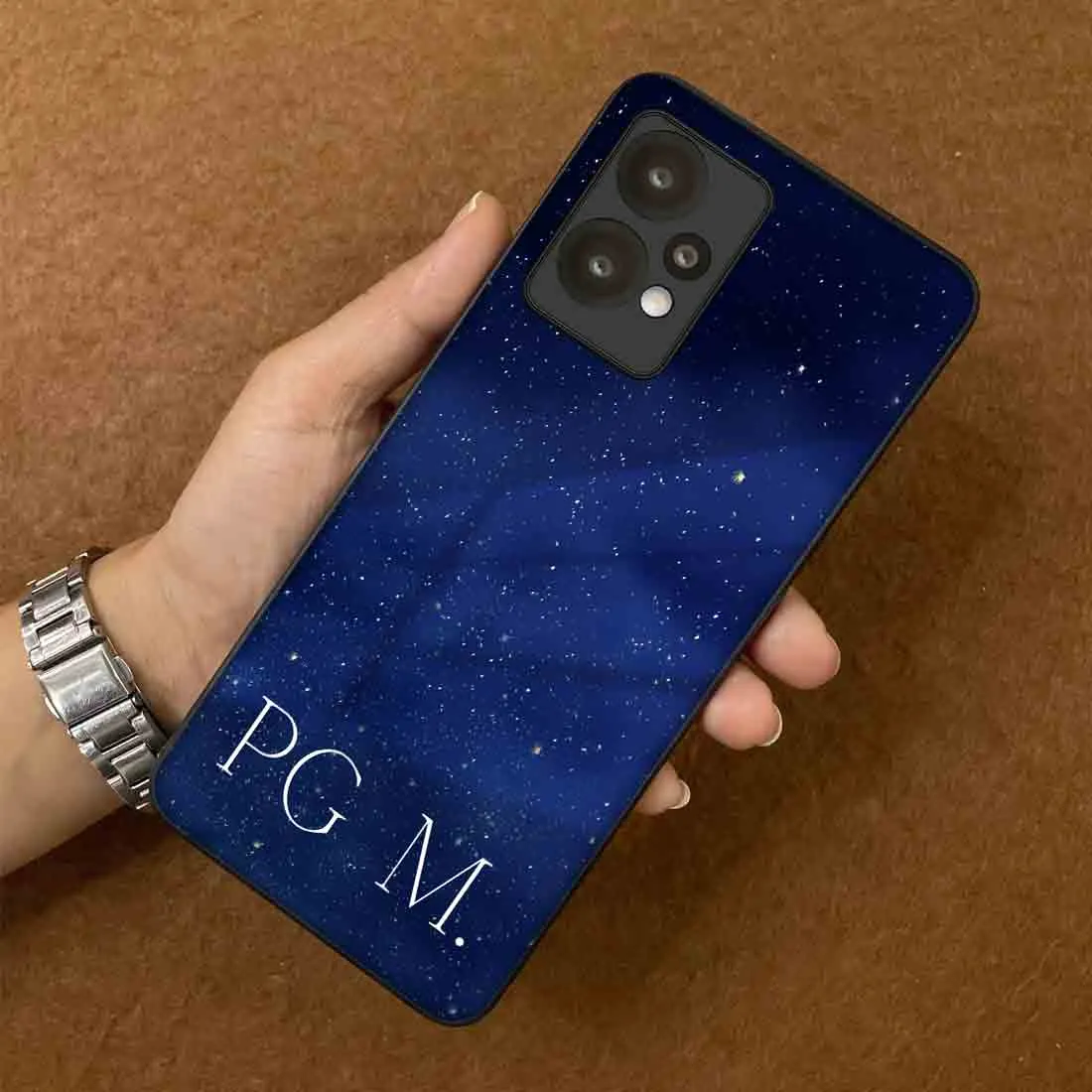 Personalized Mobile Cover for Oneplus Nord CE 2 Lite 5G with Name - Starry Night