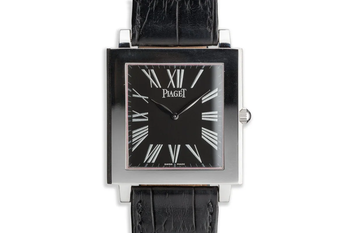 Piaget Altiplano Mécanique P10074 18k White Gold with Black Dial