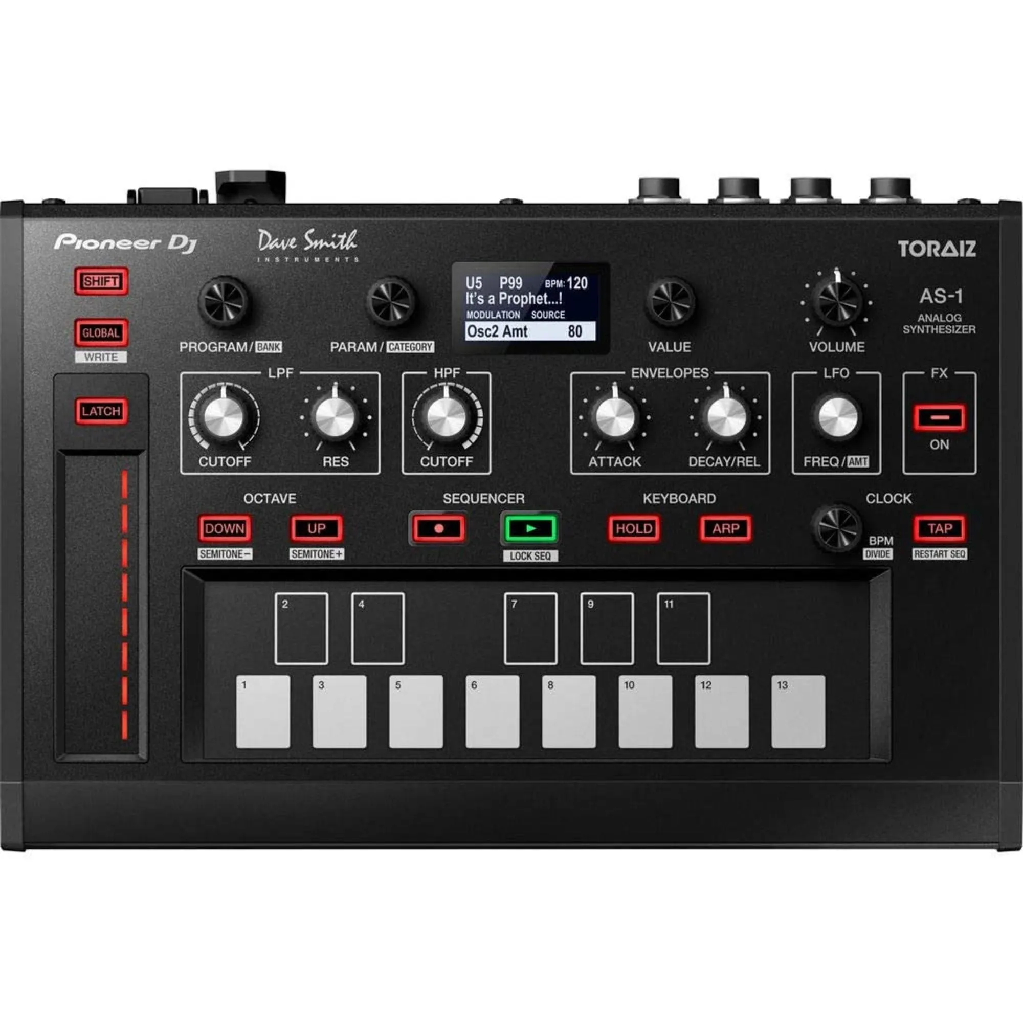 Pioneer DJ TORAIZ TAS-1 Monophonic Analog Synthesizer, Dave Smith Instruments, Audio Professional DJ Equipment