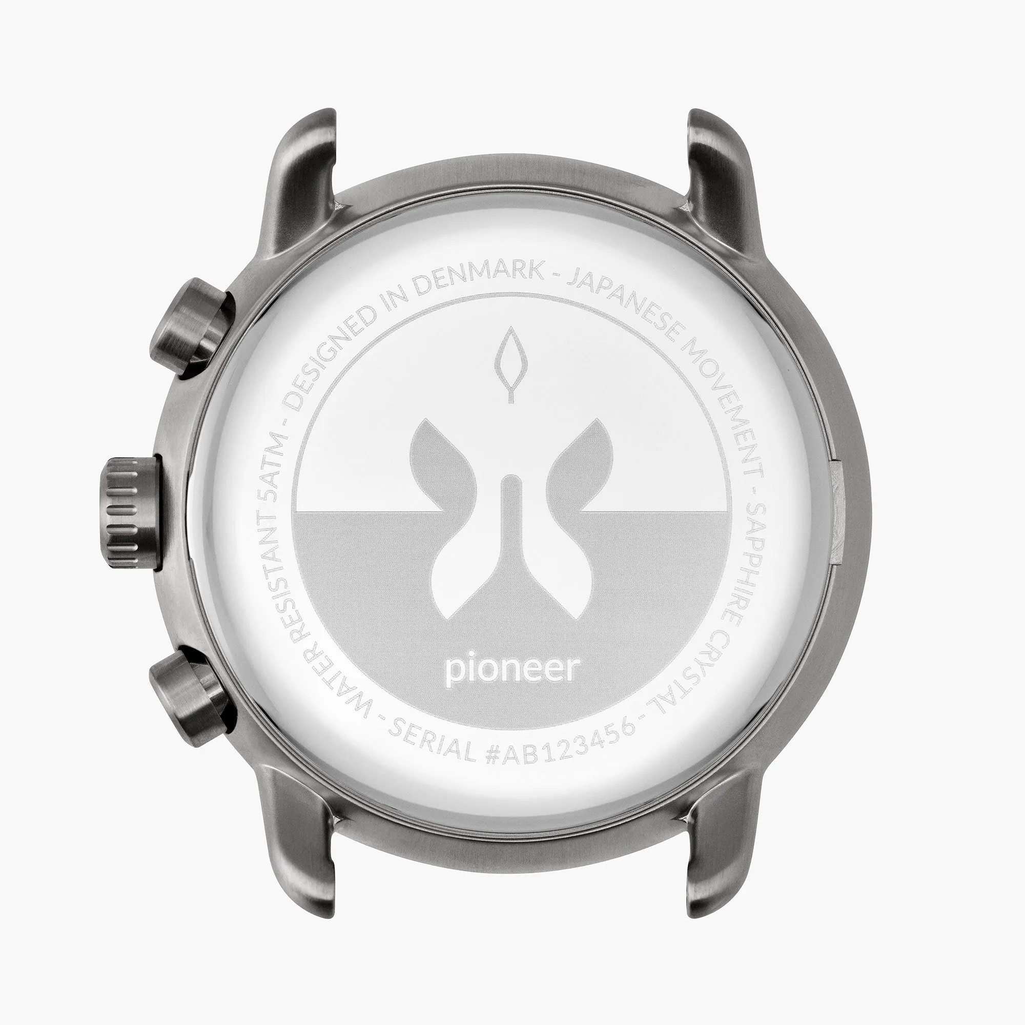 Pioneer | White Dial - Patina Grey Leather