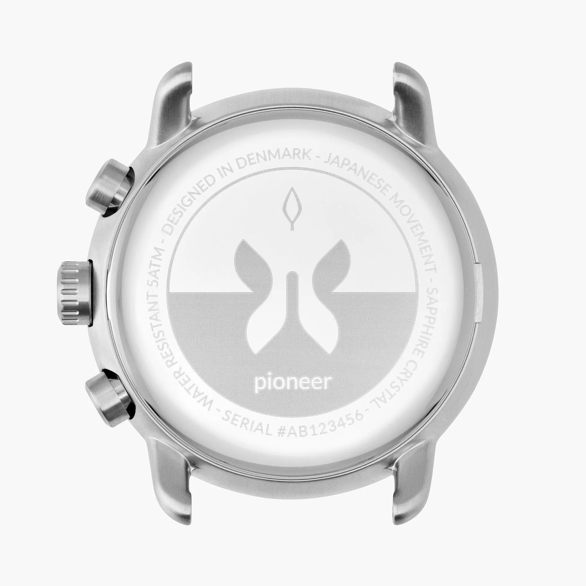 Pioneer | White Dial - Patina Grey Leather