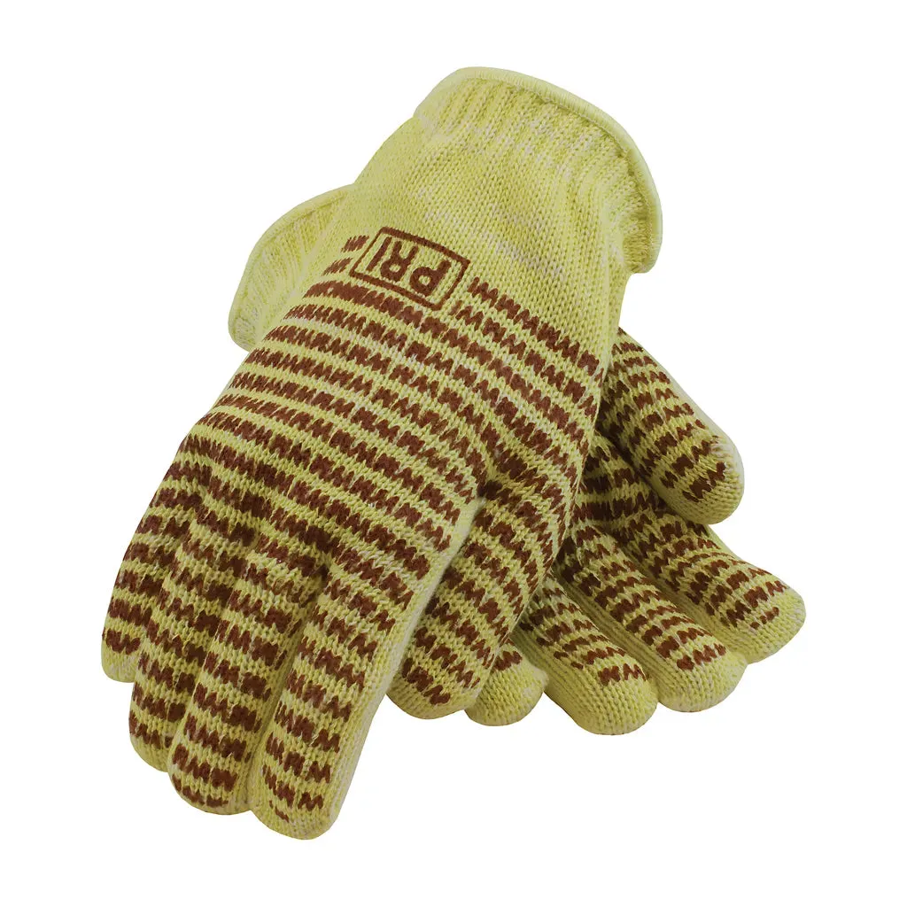 PIP 43-552L DuPont Kevlar / Cotton Seamless Knit Hot Mill Glove with Cotton Liner and Double-Sided EverGrip Nitrile Coating - 24 oz