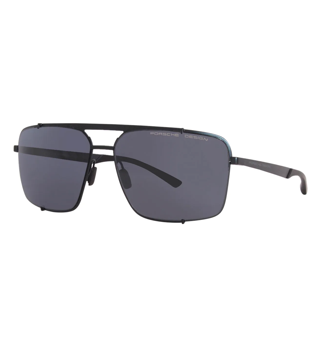 Porsche Design Men's Blue/Black-Mirrored Aviator Sunglasses