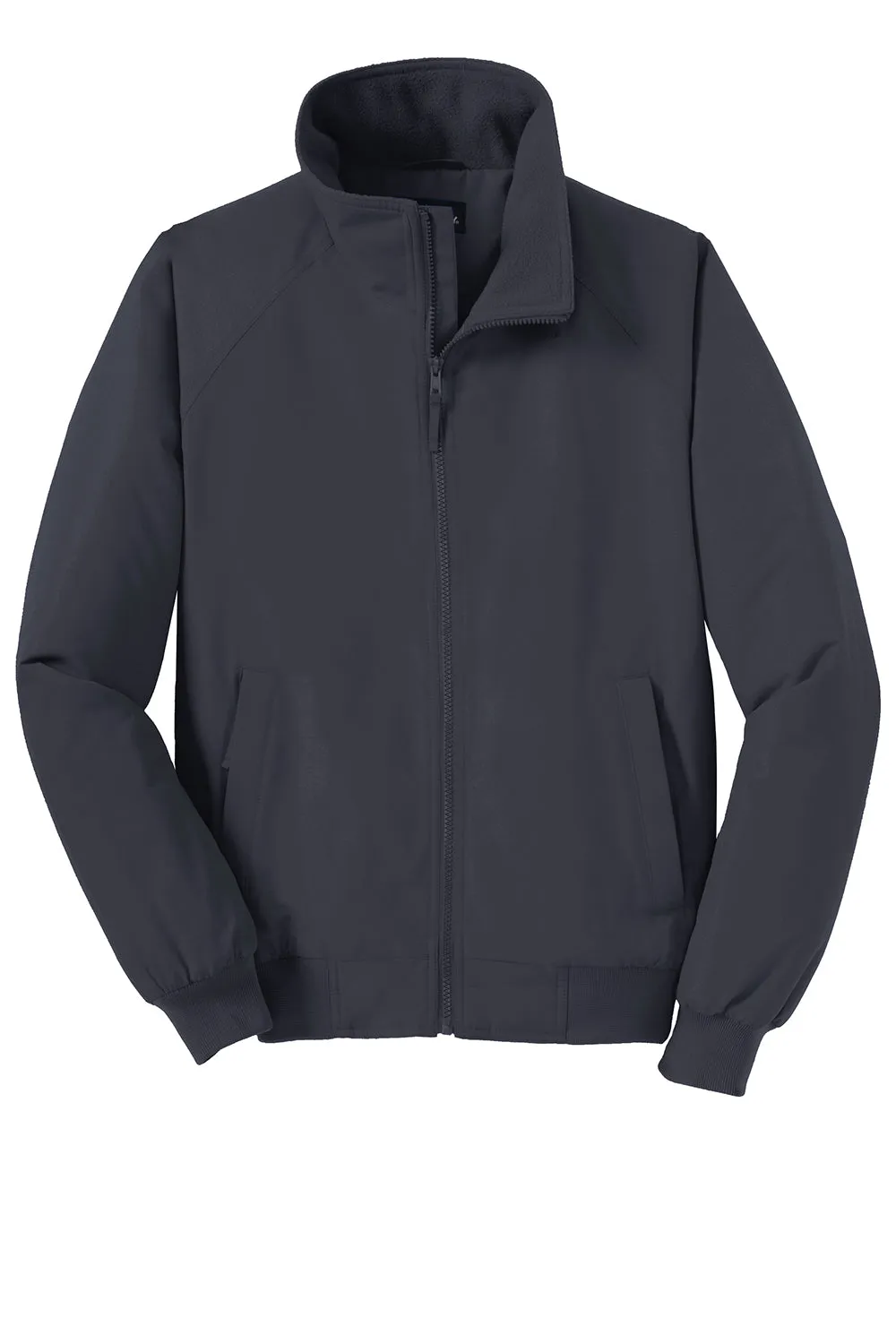 Port Authority Mens Charger Wind & Water Resistant Full Zip Jacket - Battleship Grey