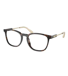 Prada Men's Tortoise Square Optical Frame