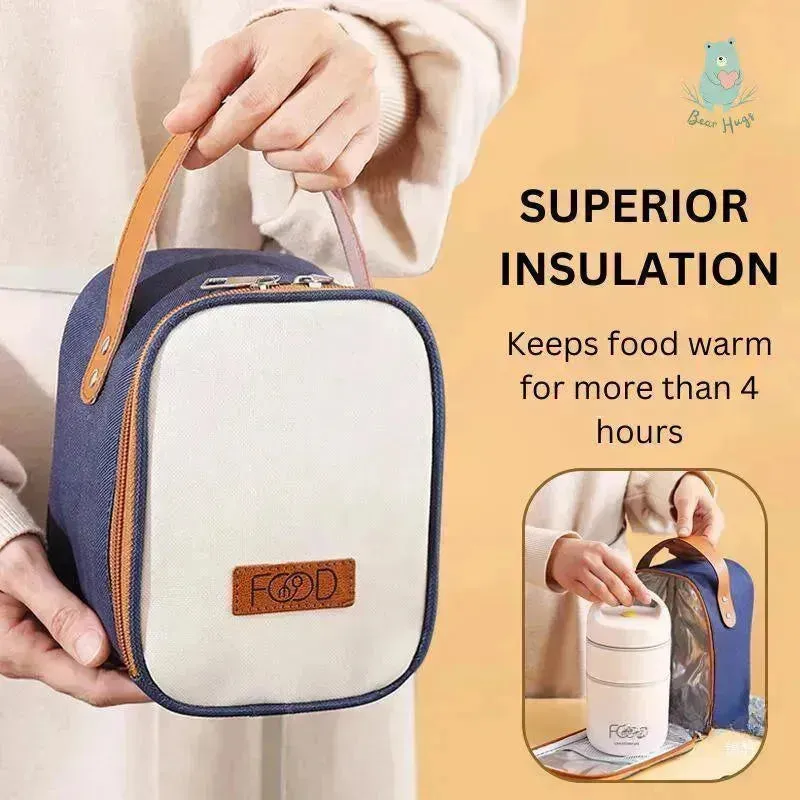 Premium Insulated Lunch Box with Bag