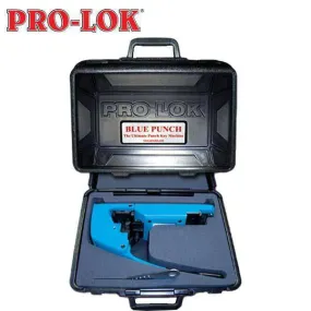 Pro-Lok - Blue Punch Machine  Molded Plastic Carrying Case