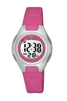 Q&Q Ladies Pink Digital Watch