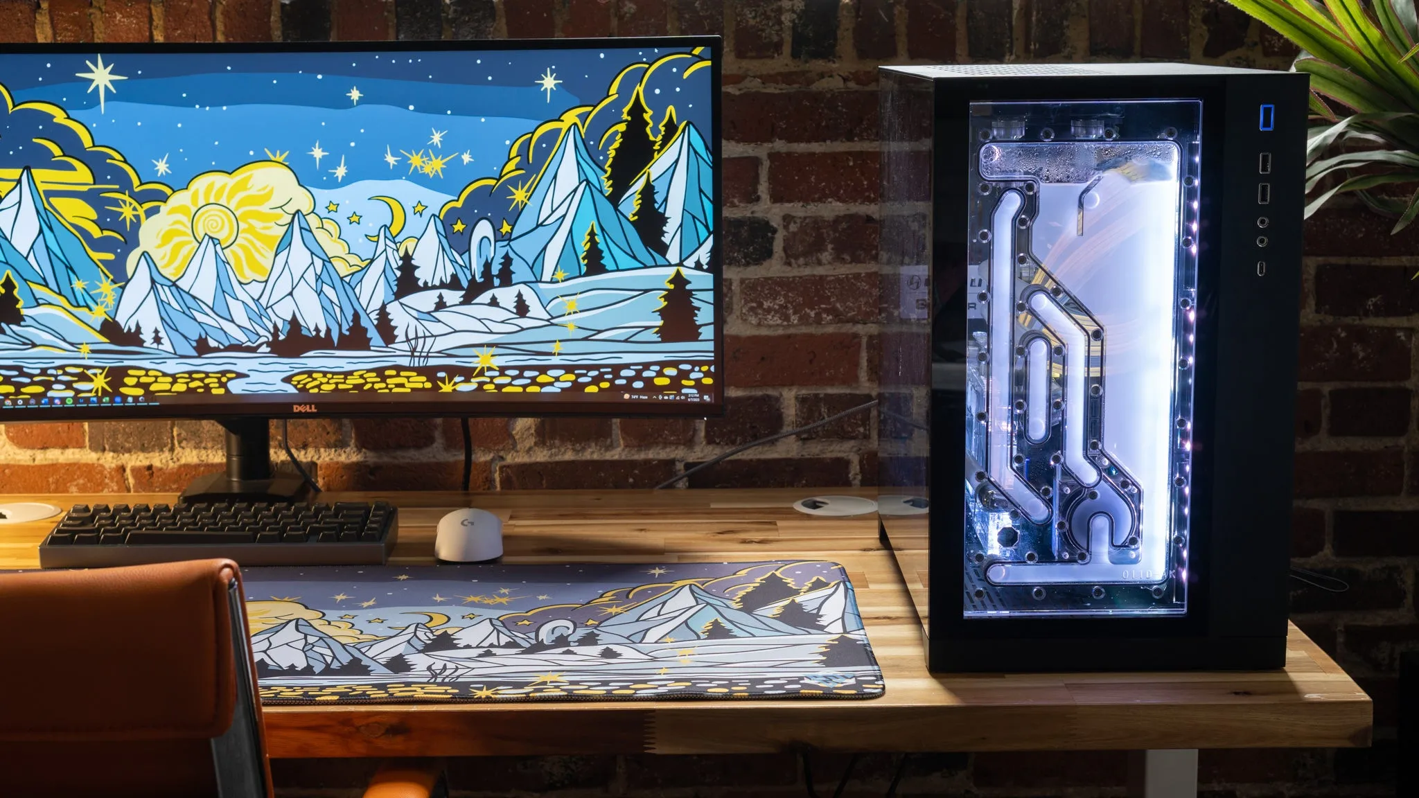 "White Out" Limited Edition Landscape Deskmat