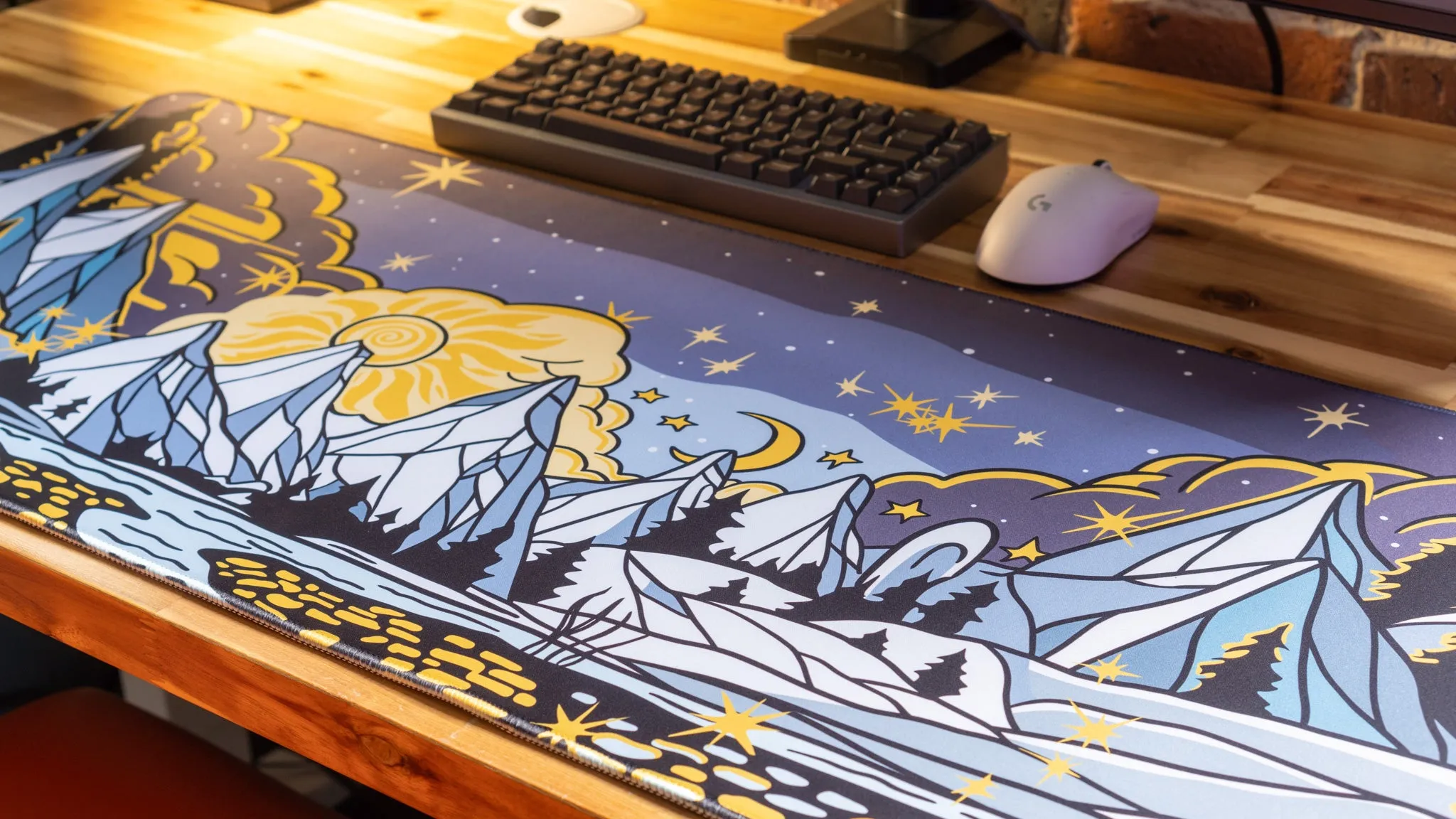 "White Out" Limited Edition Landscape Deskmat