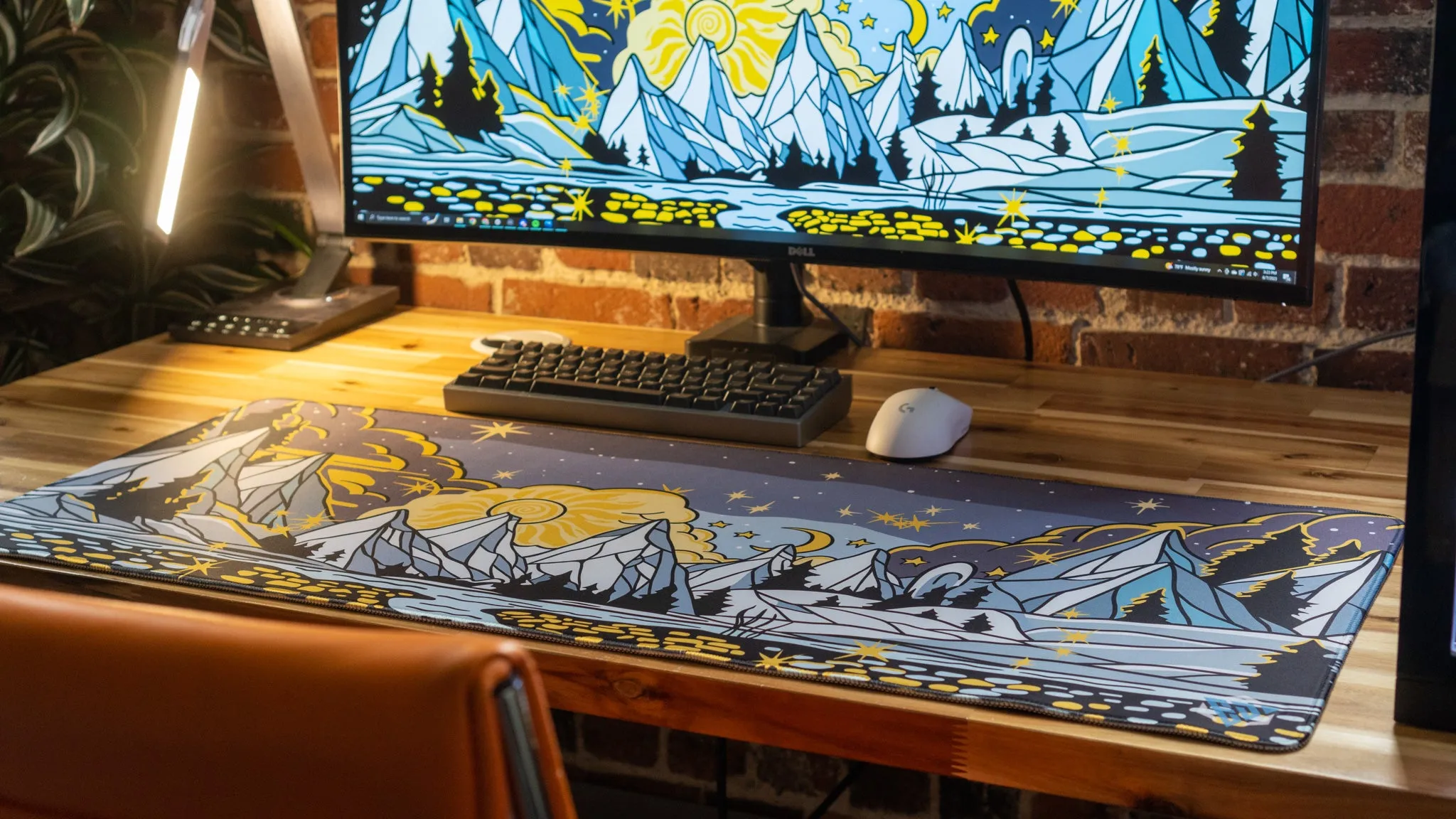 "White Out" Limited Edition Landscape Deskmat