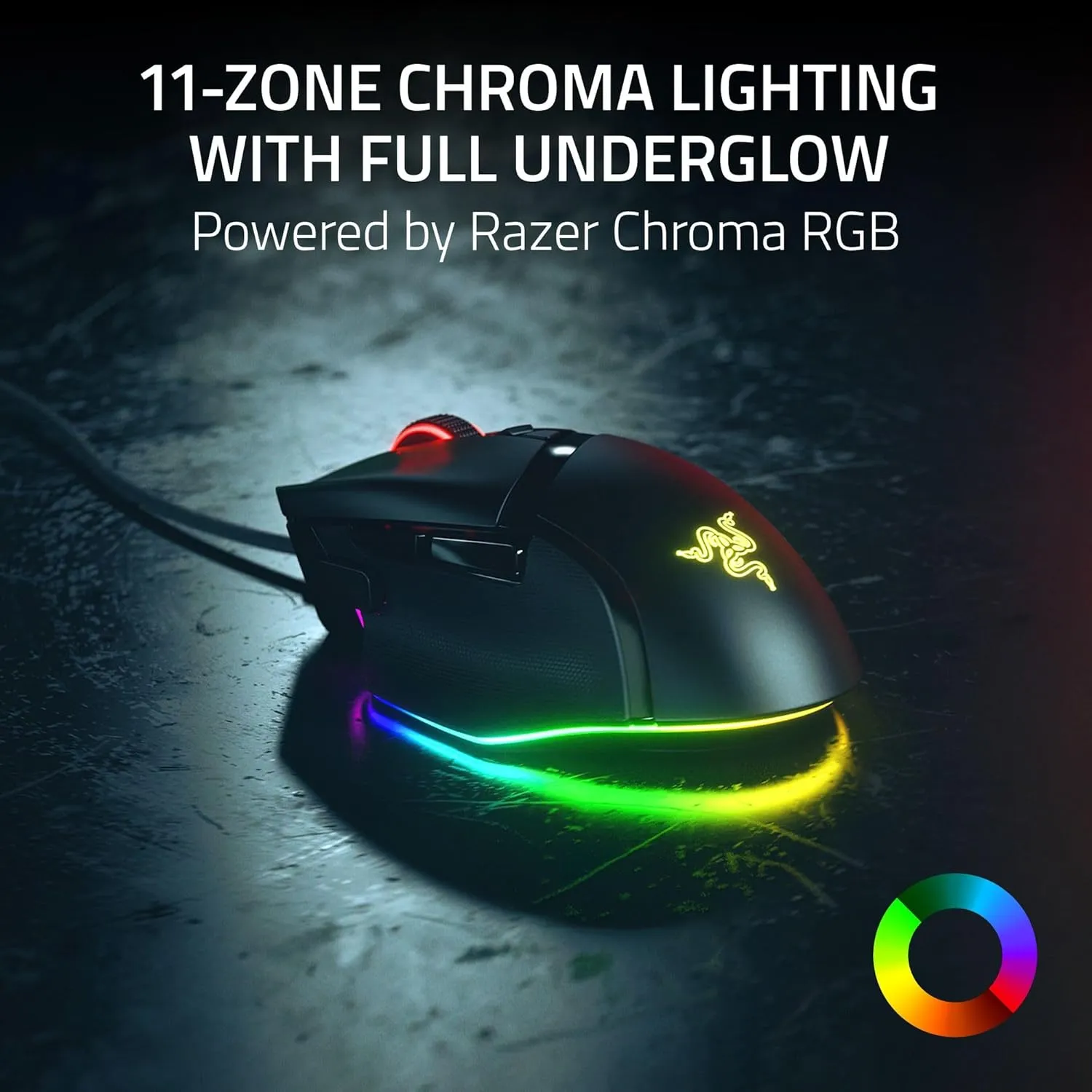 Razer Basilisk V3 35K Ergonomic RGB Gaming Mouse RZ01-05230100-R3M1