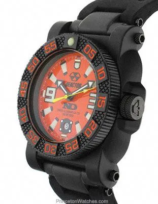 Reactor Mens Gryphon - Nitromid Polymer w/ Stainless Core - Orange Dial - Strap