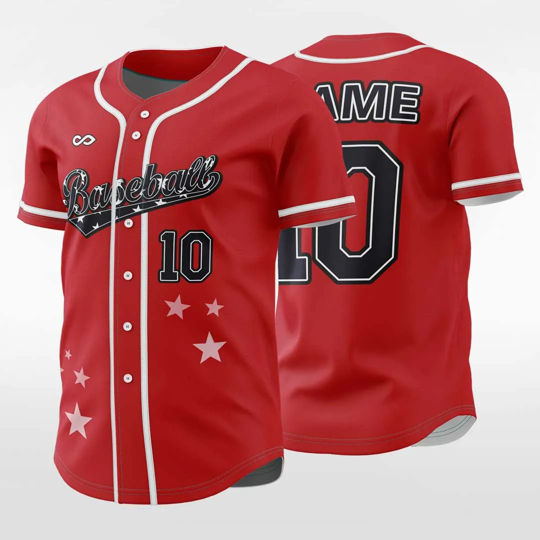 Red Dwarf - Customized Men's Sublimated Button Down Baseball Jersey