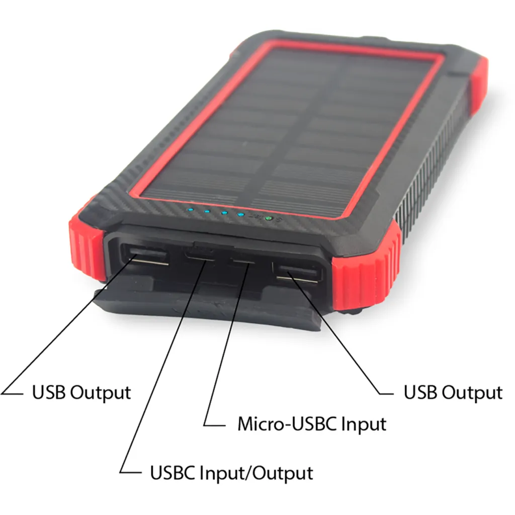 RidePower Wireless Solar Power Bank | RPPBWIRELESS10K