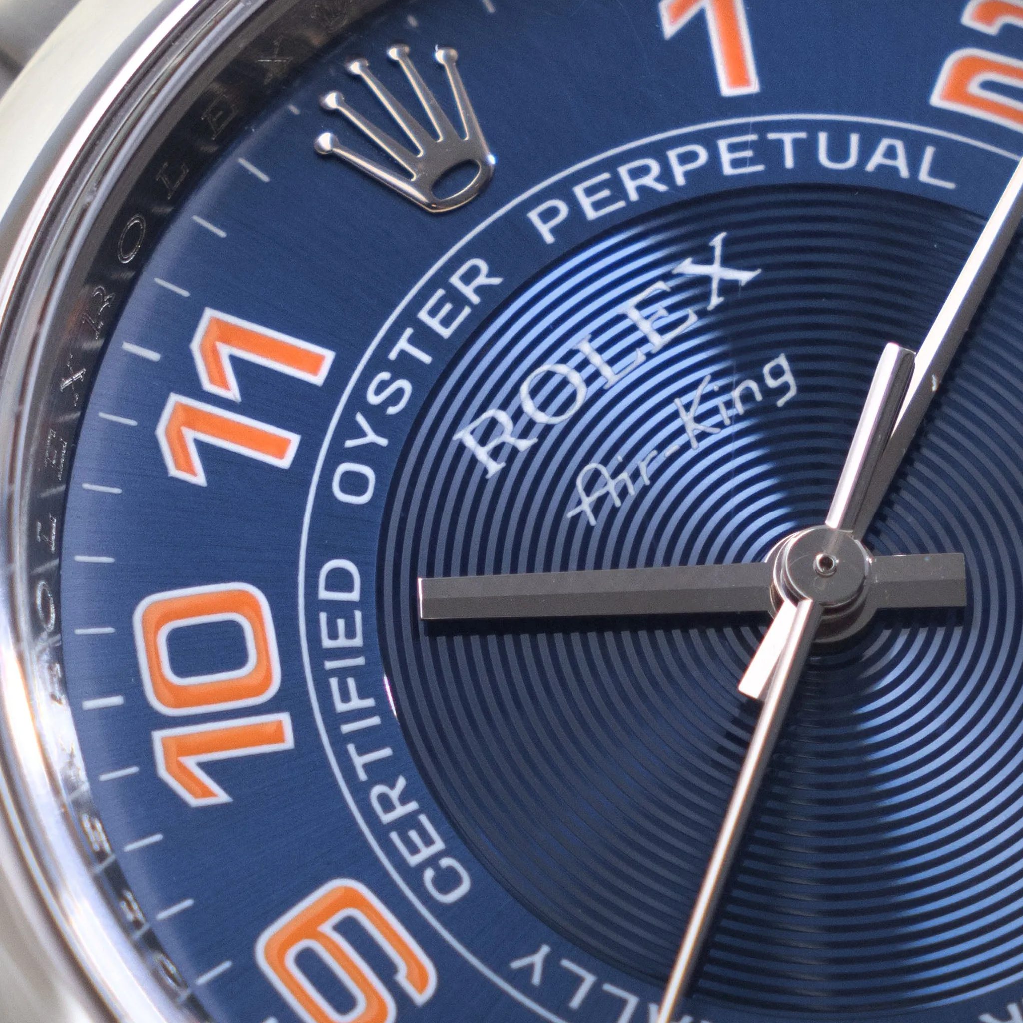 Rolex Air-King Concentric Blue Dial Ref. 114200