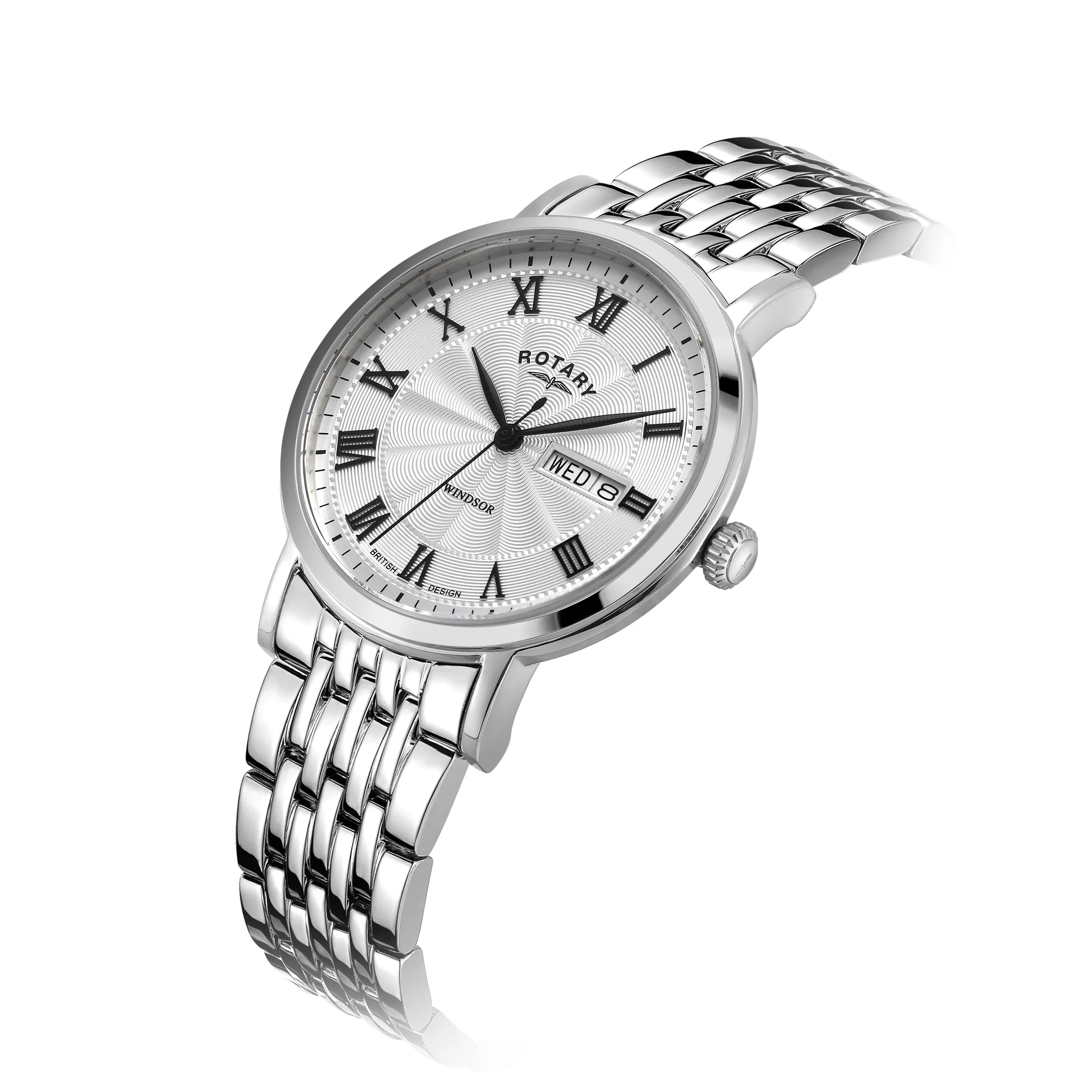 Rotary Windsor Men's Silver Watch GB05420/01