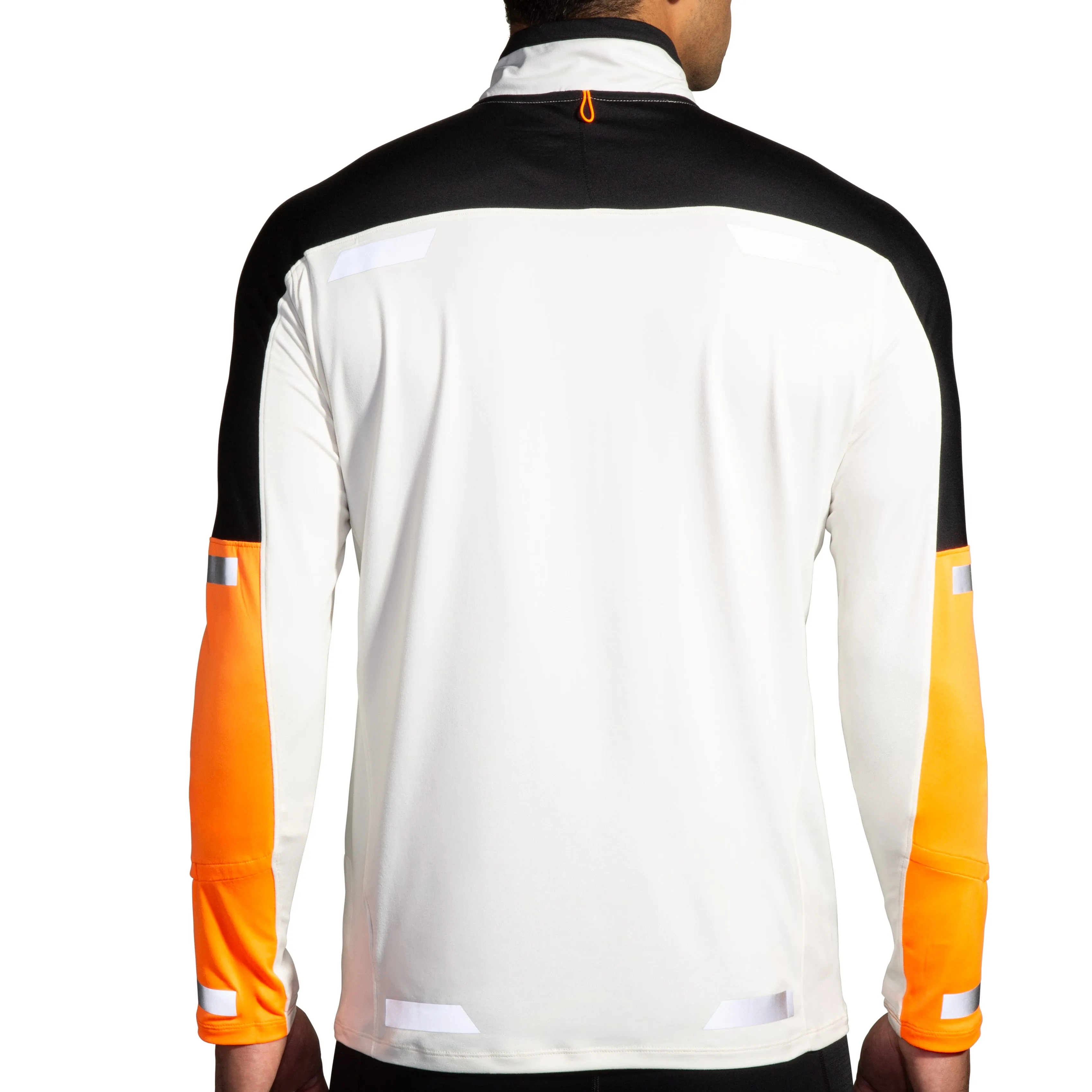 Run Visible 1/2 Zip 2.0 | Ecru/Fluoro Flash/Black