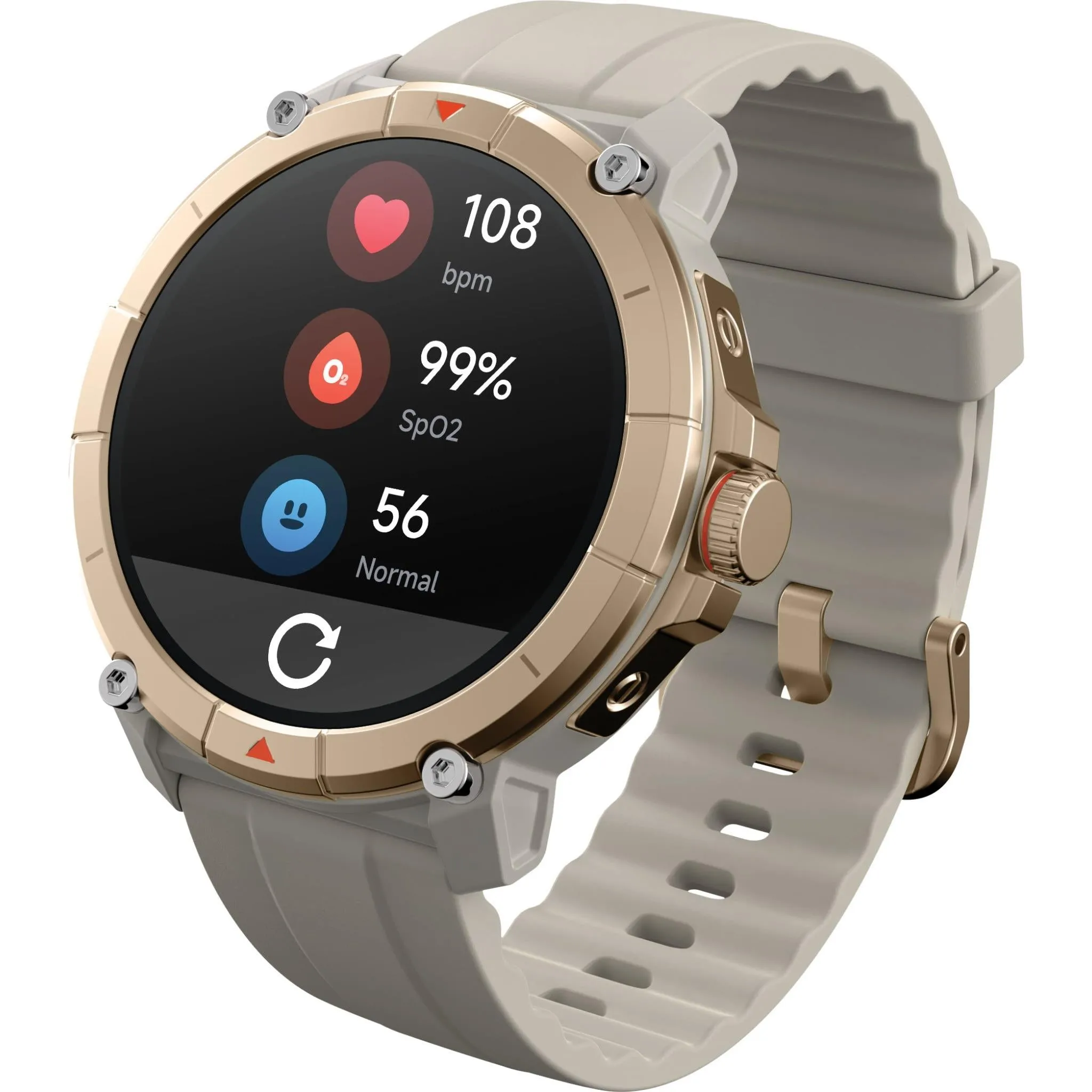 Ryze Trek Smart Watch GPS (Sand/White)