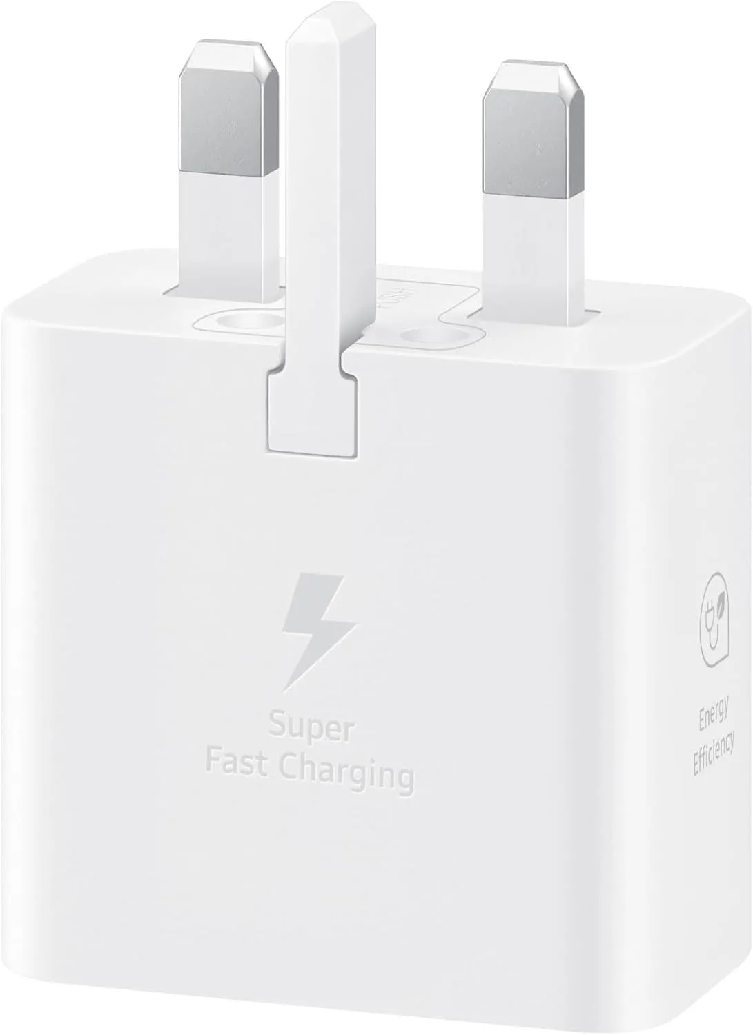 Samsung 3 Amp 25W USB C UK Mains Charger White - EP-T2510NWEGGB