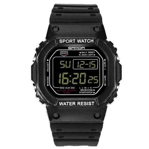 SANDA 329 Fashion LED Display Men Watch  Waterproof Sport Digital Watch