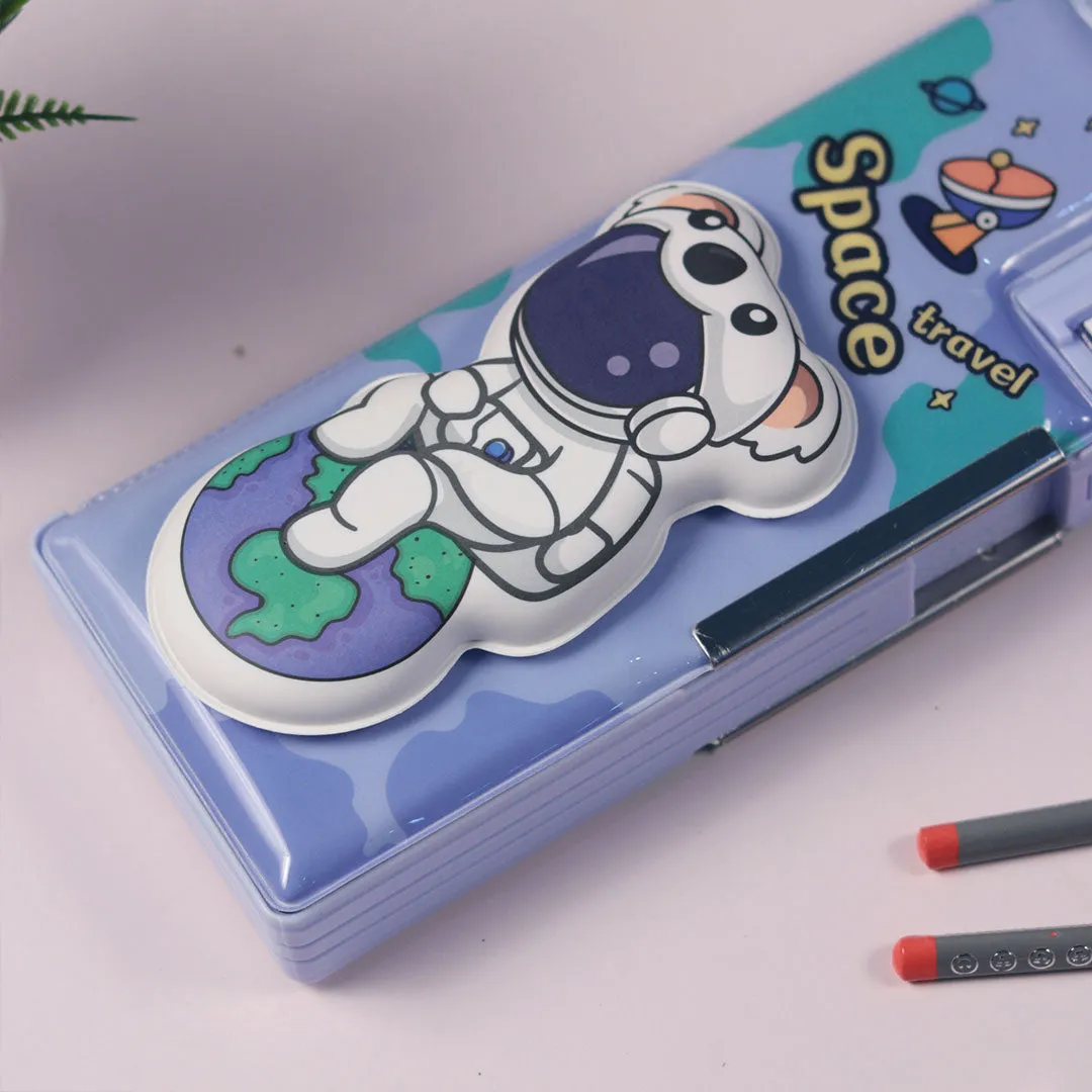 School Items for Kids -Customized Cartoon Printed Geometry Box