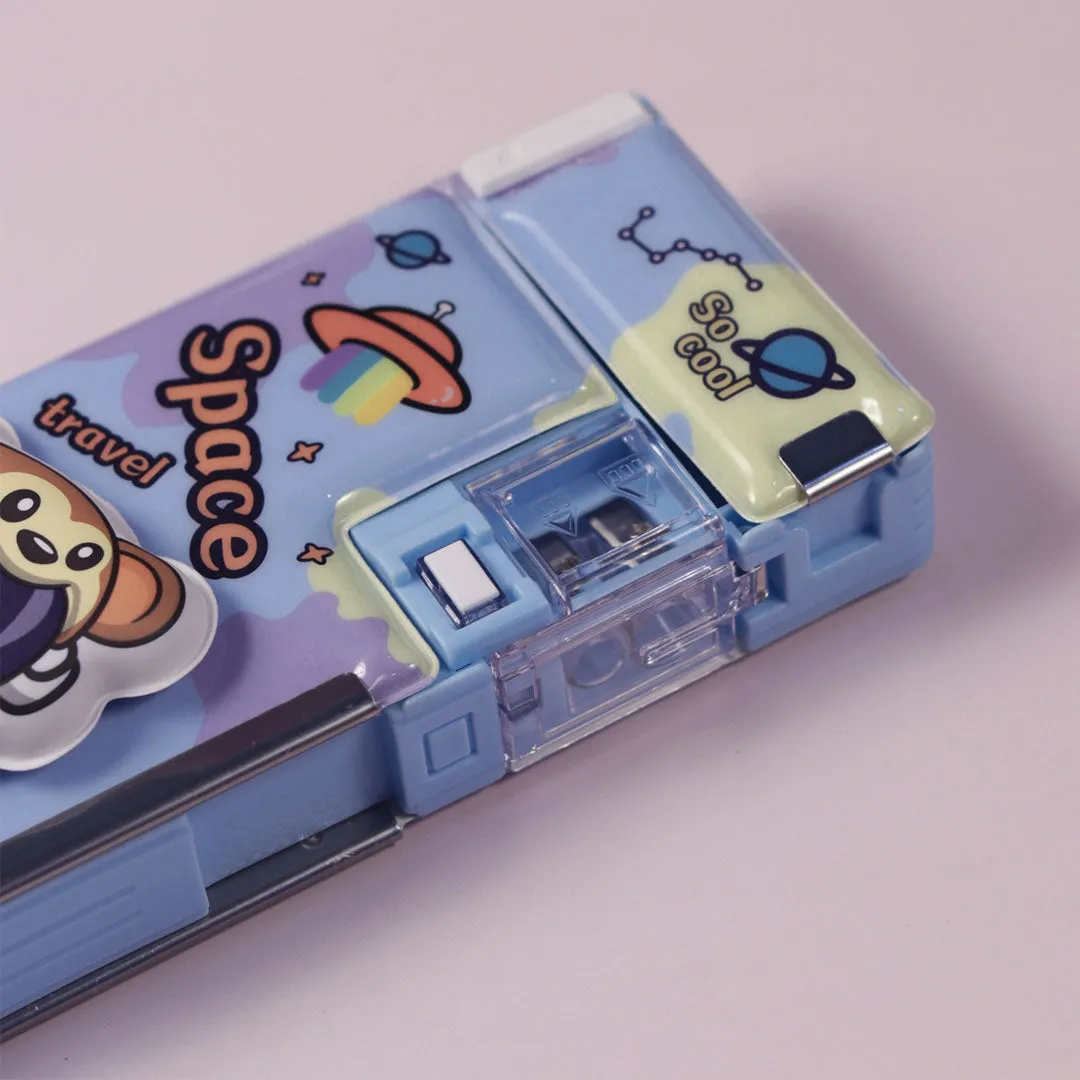 School Items for Kids -Customized Cartoon Printed Geometry Box