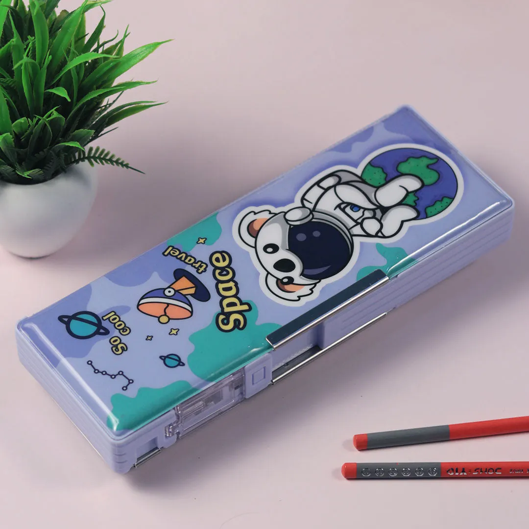 School Items for Kids -Customized Cartoon Printed Geometry Box