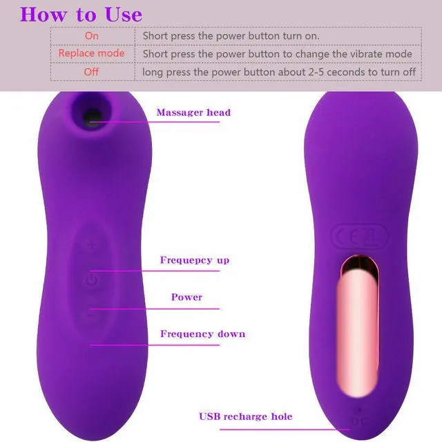 Sensational Sucking Vibrator