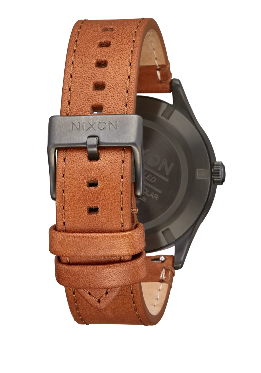 Sentry Solar Leather - Gunmetal