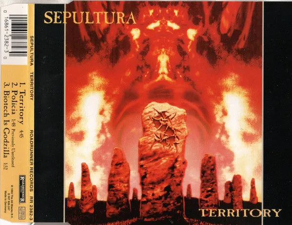 Sepultura - Territory (CD, Single, RP) (NM or M-)