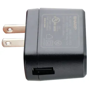 Sharp AC Wall Adapter Single 5V/800mA USB Charger (XN-2QC25) - Black