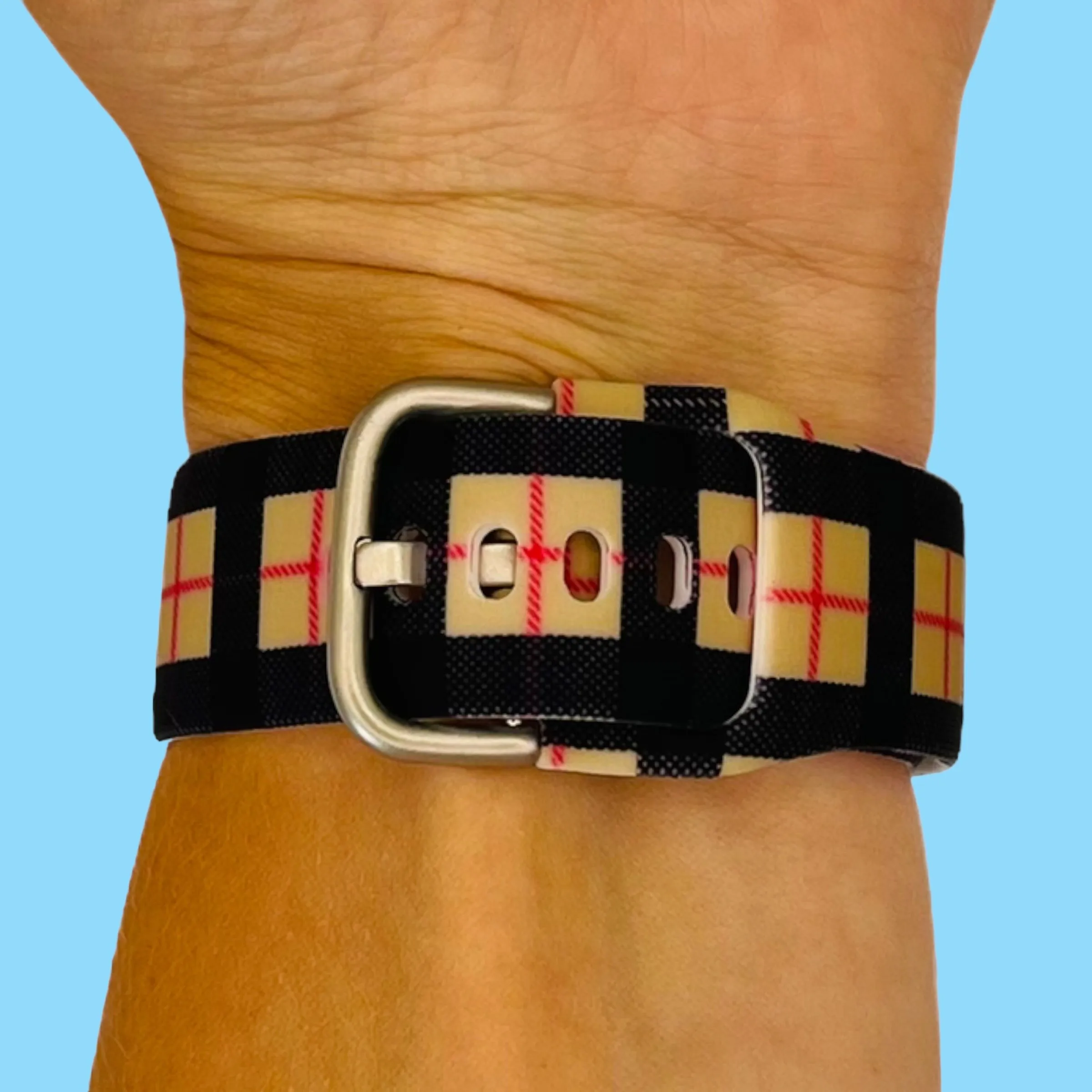 Silicone Pattern Watch Straps compatible with the Coros Pace 3