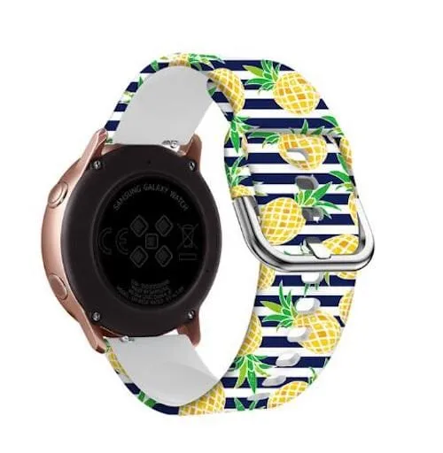 Silicone Pattern Watch Straps compatible with the Coros Pace 3