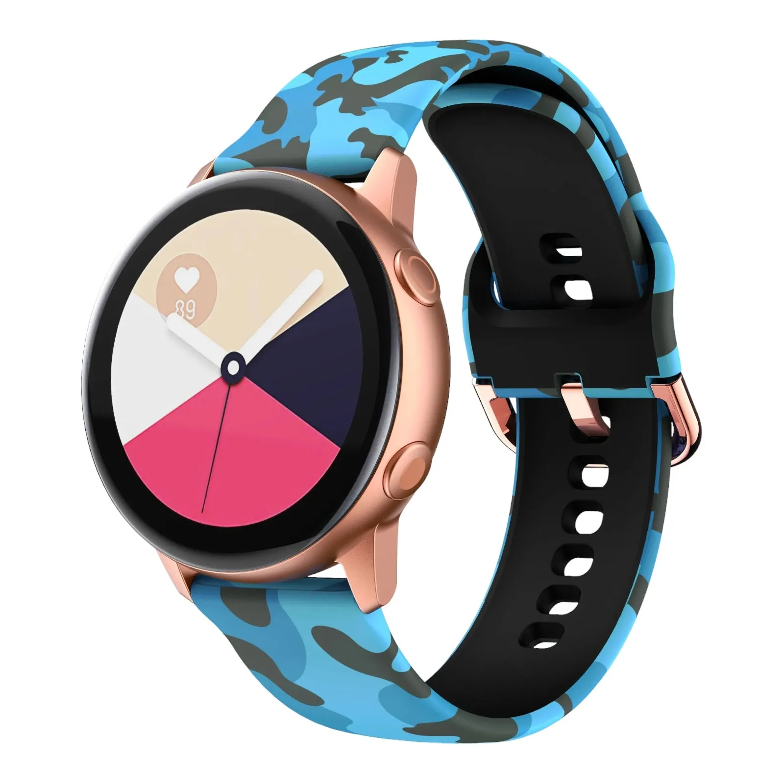 Silicone Pattern Watch Straps compatible with the Garmin Vivomove 3