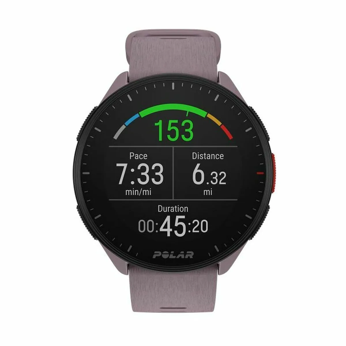 Smart Watch with Pedometer Running Polar Purple 1,2"