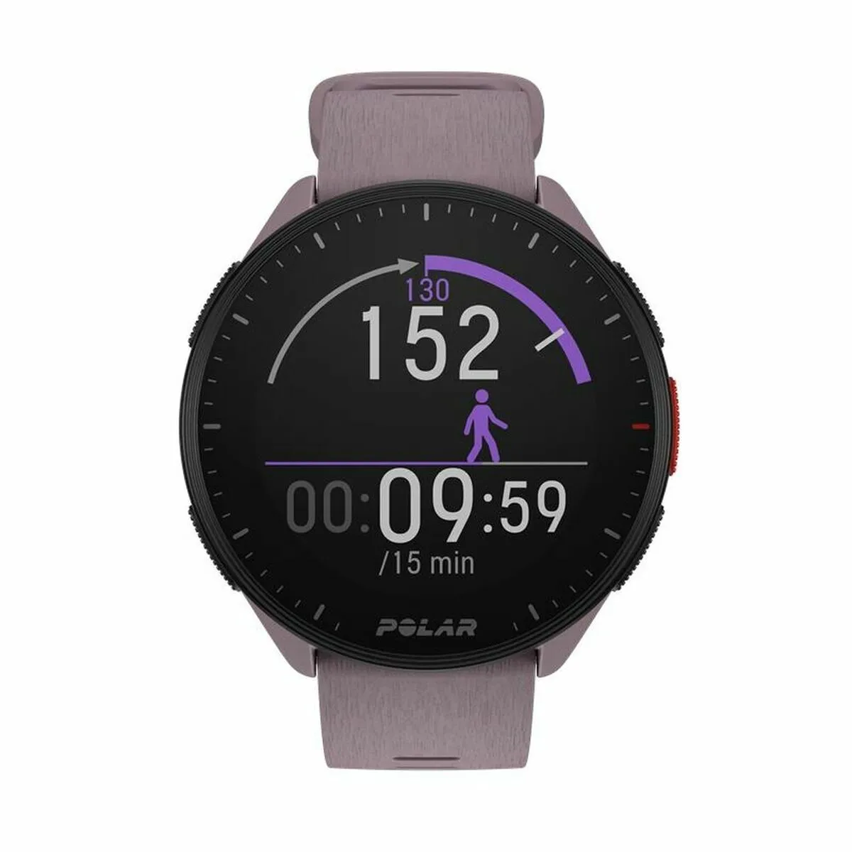 Smart Watch with Pedometer Running Polar Purple 1,2"