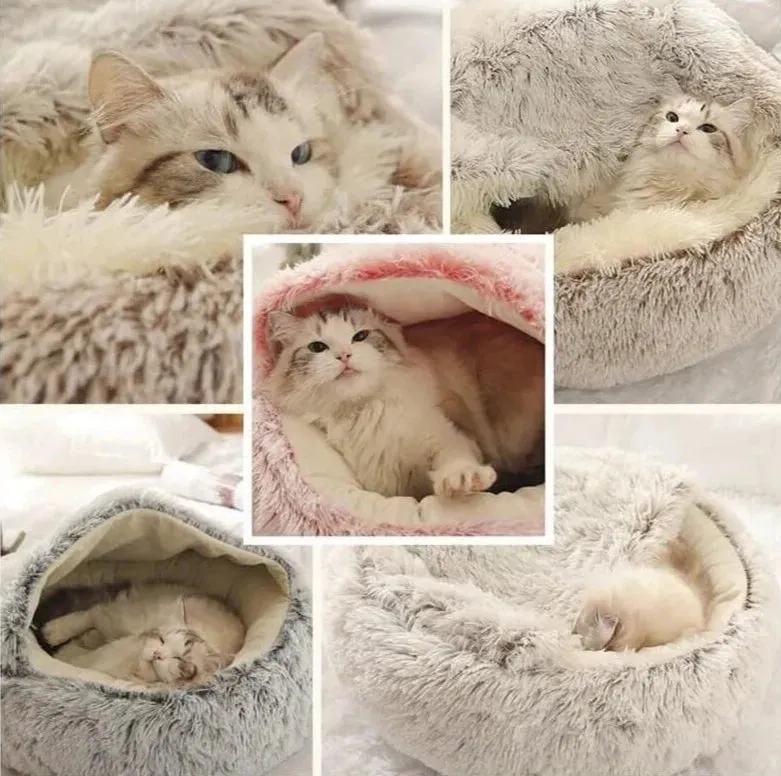 Soft Plush Pet Round Bed