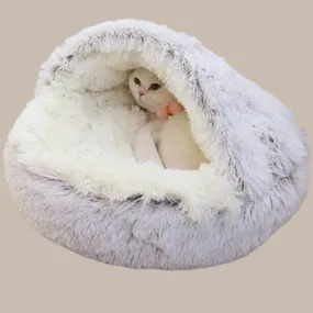 Soft Plush Pet Round Bed