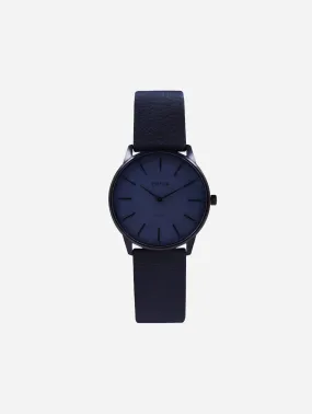 Solar Classic Appleskin Vegan Leather Watch | Black & Gun Metal