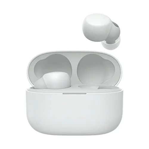 Sony LinkBuds S Truly Wireless Noise Canceling Earbud Headphones with Alexa Built-in, Bluetooth Ear Buds Compatible with iPhone and Android, White