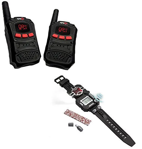 SpyX Walkie Talkies   Recon Watch - Double Agent Tool Set!