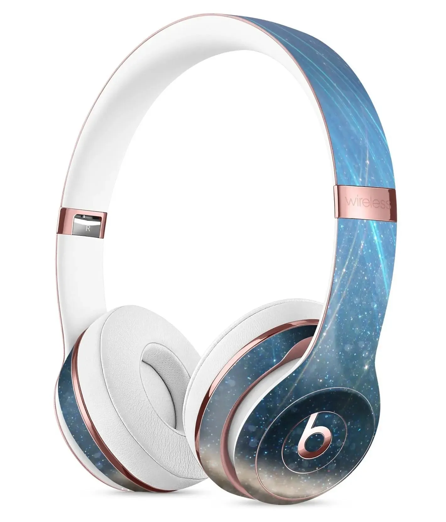 Strachted Blue and Gold Full-Body Skin Kit for the Beats by Dre Solo 3 -Beats by Dre Skin kit