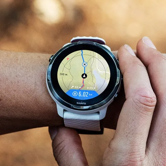 Suunto 7 White Burgundy GPS Smartwatch With Versatile Sports Experience (SS050380000)