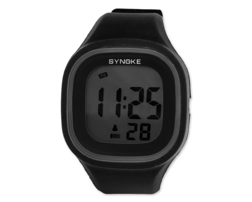 SYNOKE Waterproof Alarm Chronograph Light Digital Sport Watch