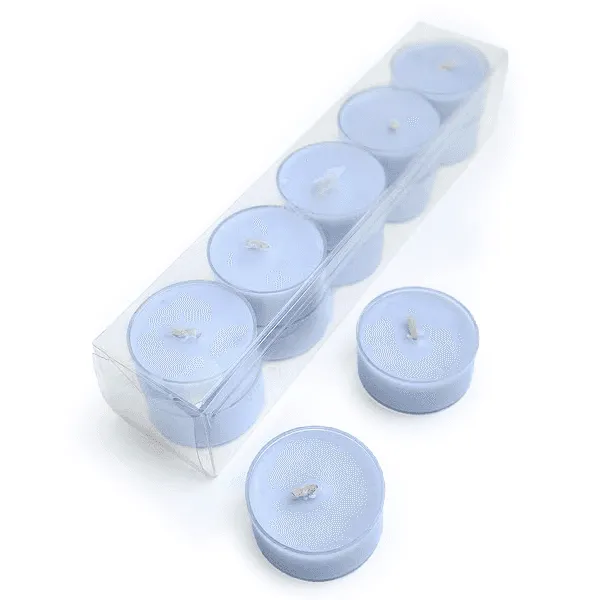 Tea Light Candle Boxes - Clear Vinyl