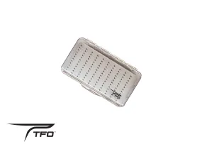 TFO Clear Fly Box With Slit Foam Holds 120 Flies