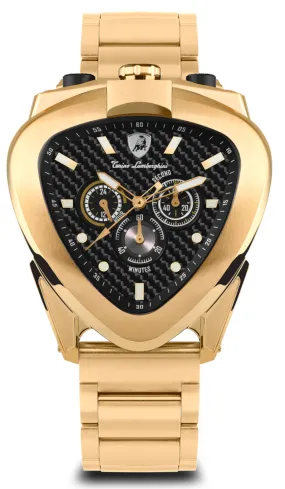 Tonino Lamborghini Spyder 12H Chronograph Steel Gold T20CH-B-B