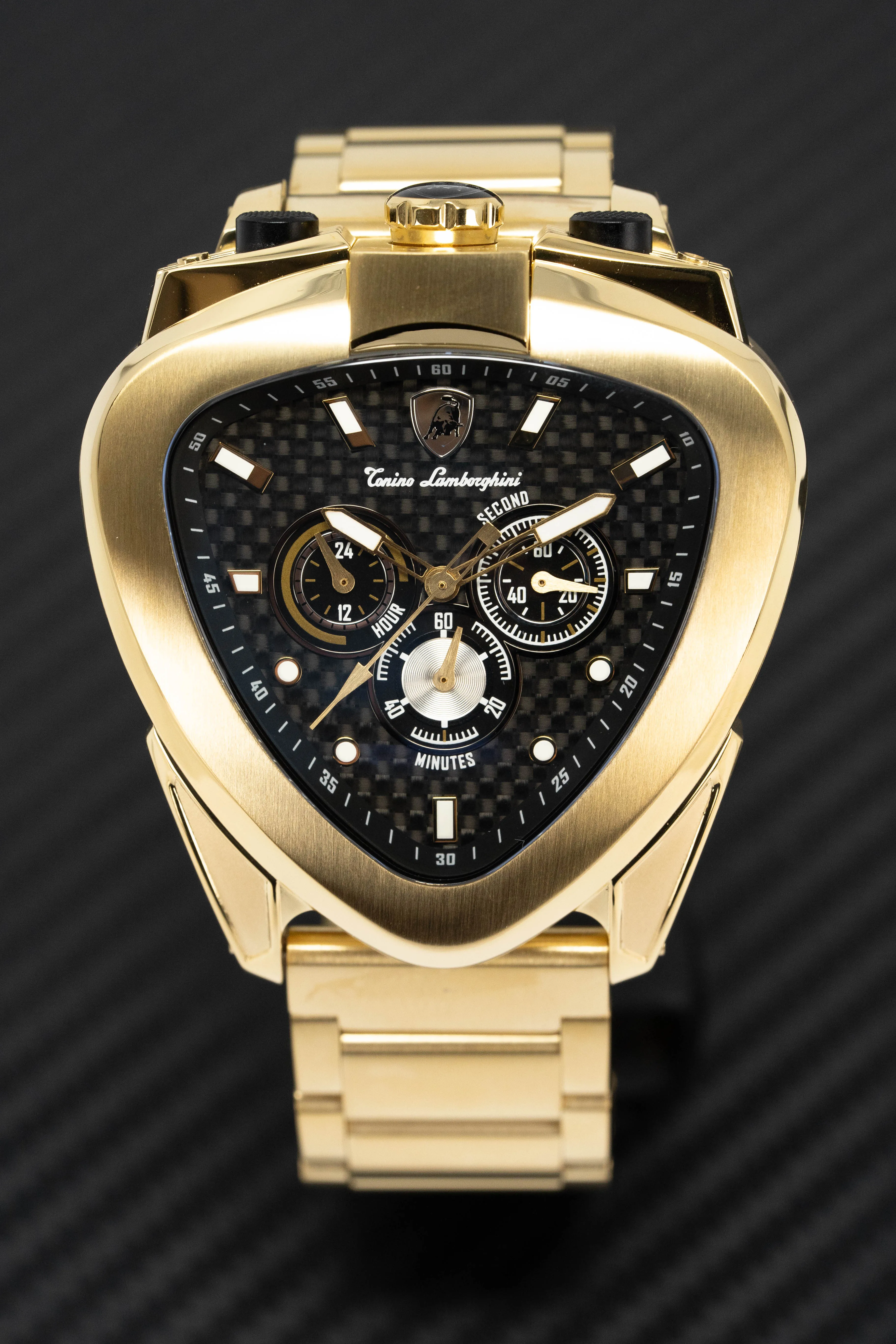 Tonino Lamborghini Spyder 12H Chronograph Steel Gold T20CH-B-B