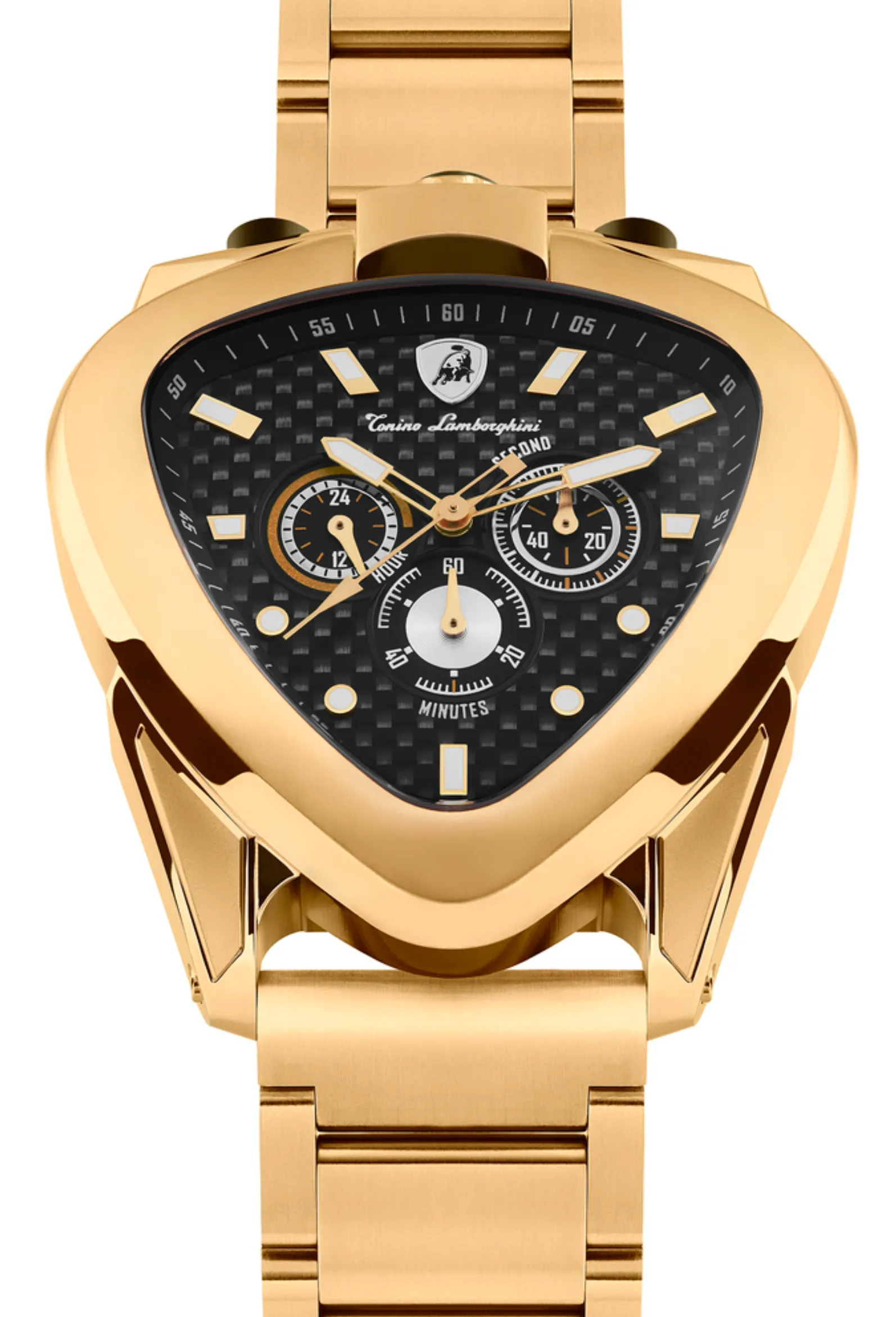 Tonino Lamborghini Spyder 12H Chronograph Steel Gold T20CH-B-B